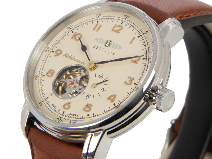 Zeppelin Méditerranée Open Heart Auto beige - angle 5