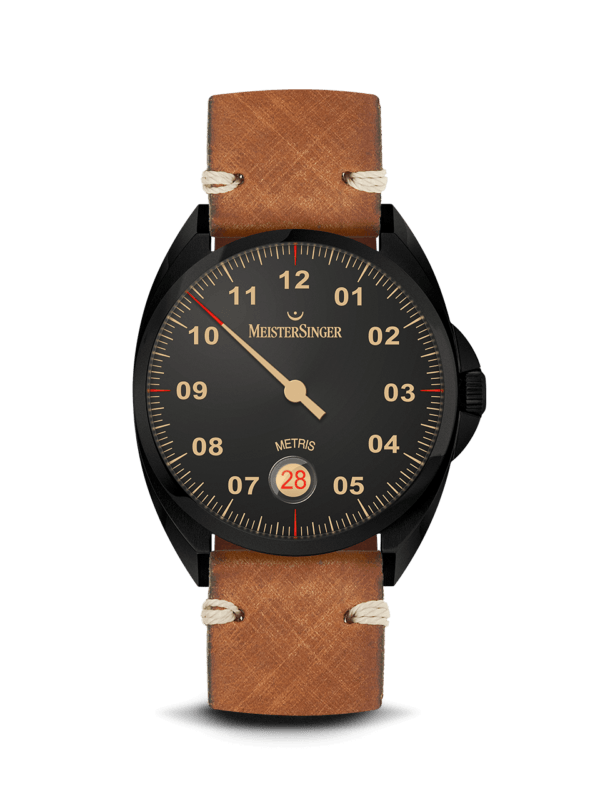 MeisterSinger - Montre Mono-Aiguille Metris ME902BL - Les Champs d'Or