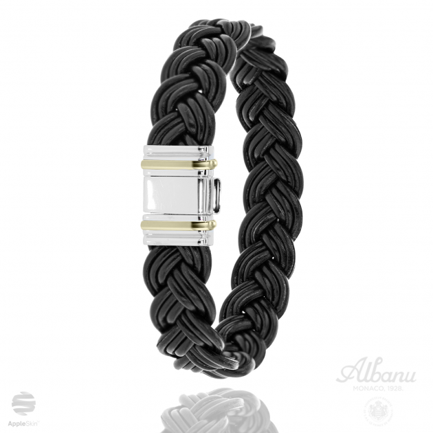 Bracelet Albanu Monaco Cuir de Pomme Goldrush - 698 FCP ORAC - Albanu  - Bracelet - Les Champs d'Or